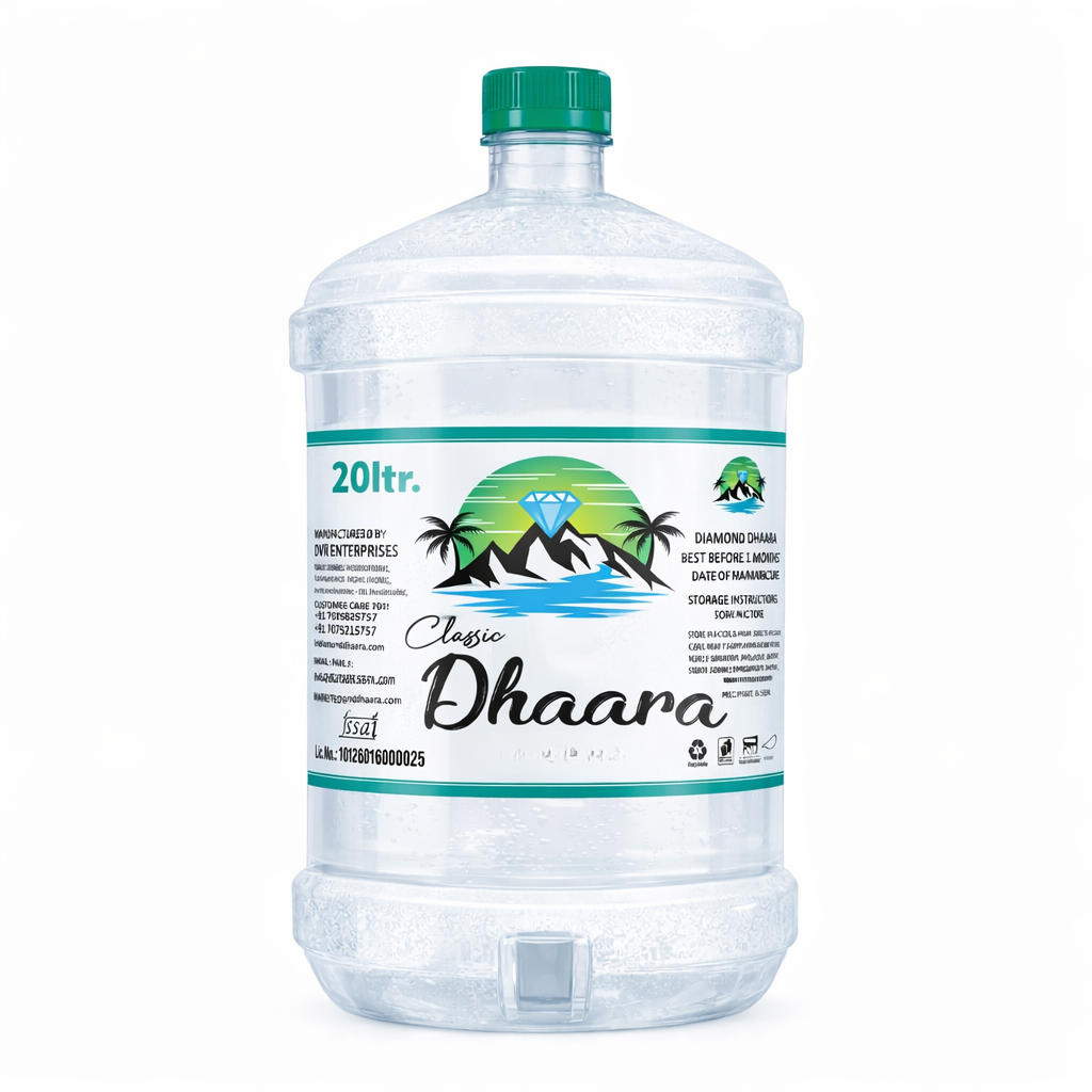 New Can - Diamond Dhaara 20L Classic Drinking Water Can
